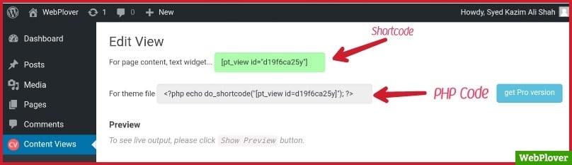 display wordpress posts in grid layout