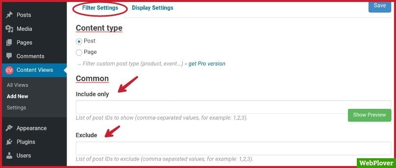 display wordpress posts in grid layout