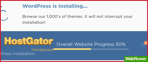 Install WordPress On HostGator