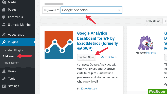 Install WordPress Plugin