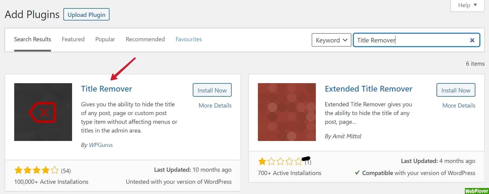 title-remover-plugin