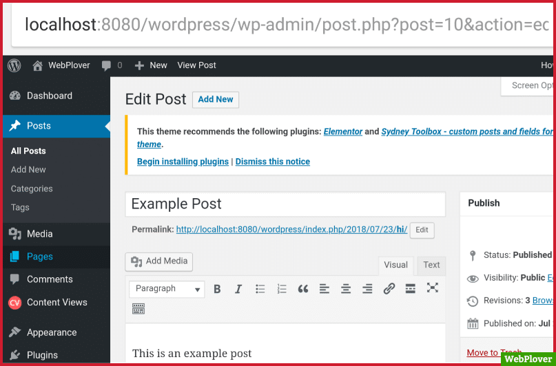 find post id in wordpress