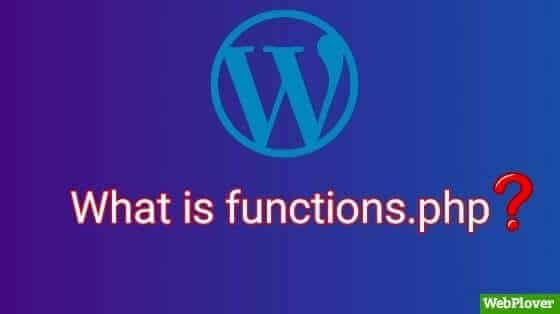 What is functions.php in WordPress
