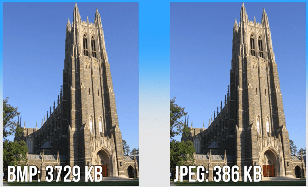 bmp vs jpeg