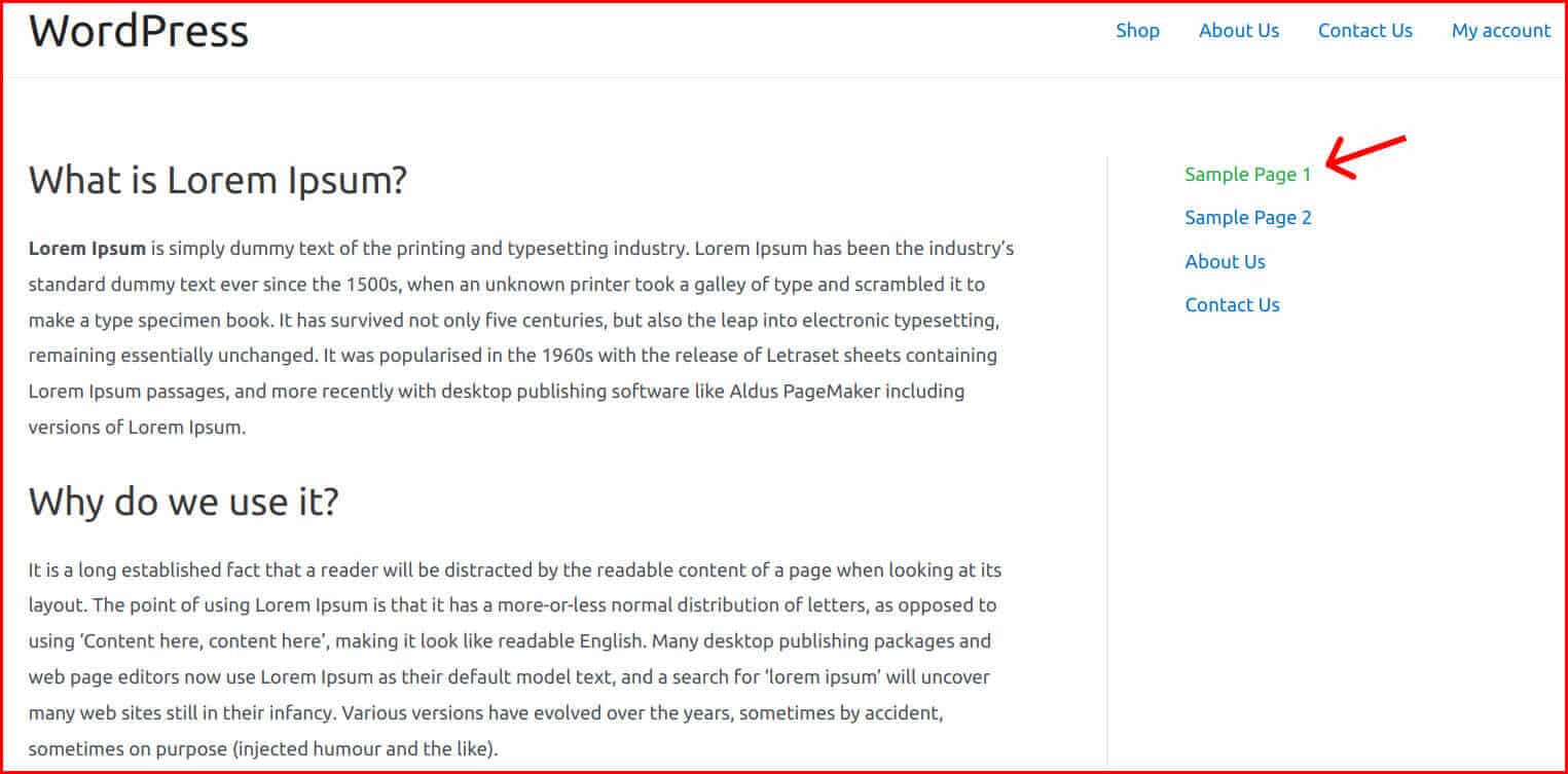 How To Highlight Current Active Page Link In WordPress [with Pictures ...