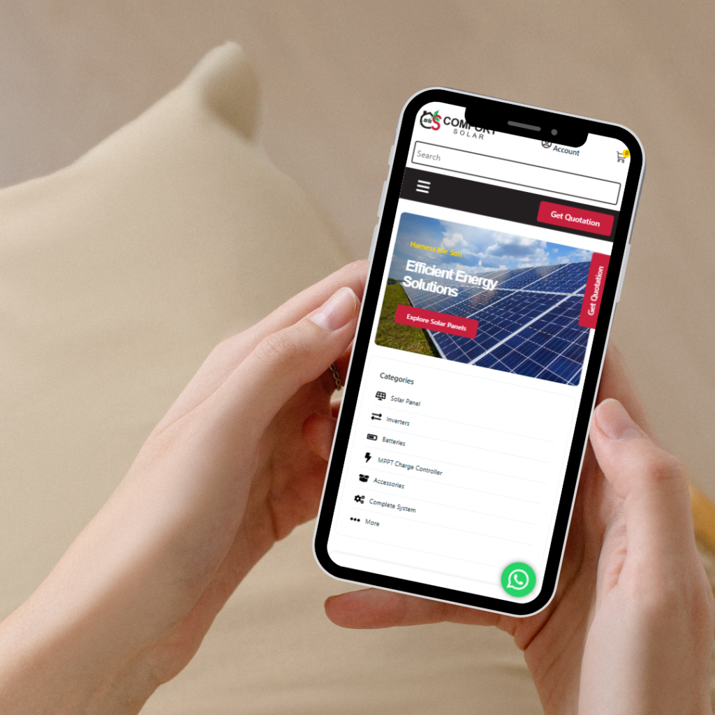 Beige Modern New Online Store Phone Mockup Instagram Post - WebPlover